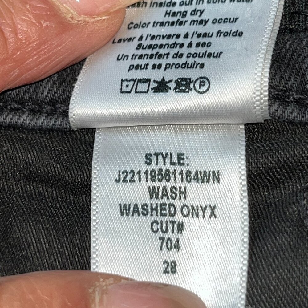 VERONICA BEARD LEENA BOOTCUT HIGH RISE JEANS in ONYX WASH   MADE IN USA  EUC  28 - Picture 11 of 11
